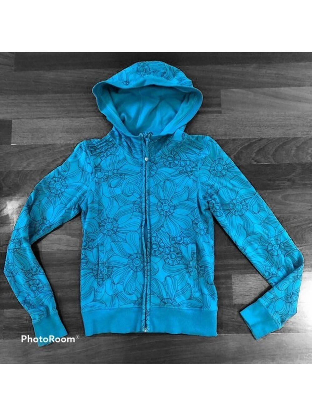 Lululemon Bliss Hoodie - Blue Floral Print